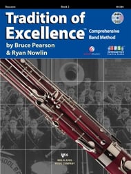 Tradition of Excellence Book #2 Bassoon band method book cover